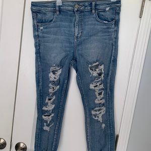 American Eagle next level stretch/16 jeans preowned length 25 1/2